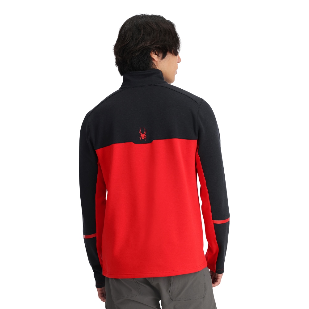 Spyder Mens Speed Fleece 1/2 Zip | Spyder Red | L | 192636595248