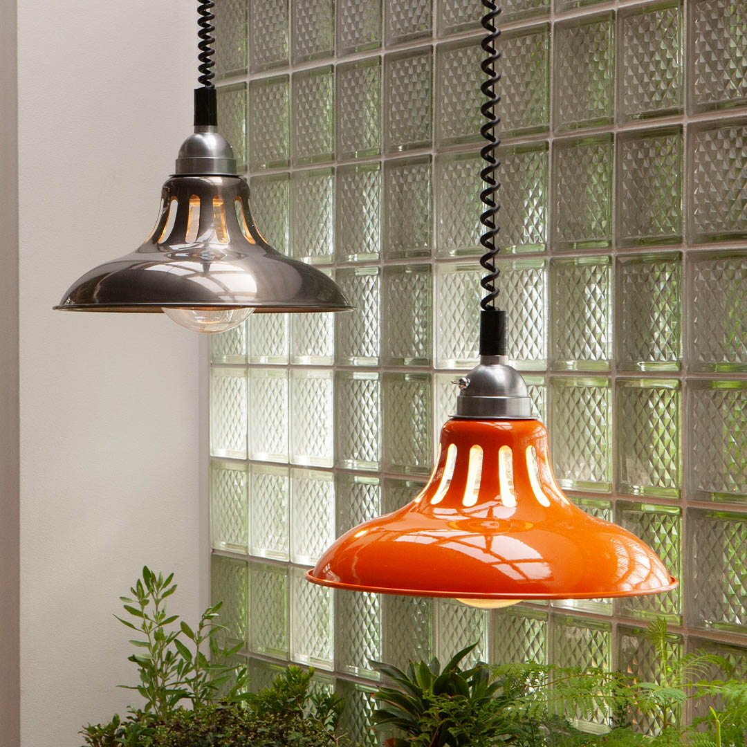 DULTON ONLINE SHOP | EXTENSION PENDANT WORK LAMP ORANGE(ORANGE): 家具