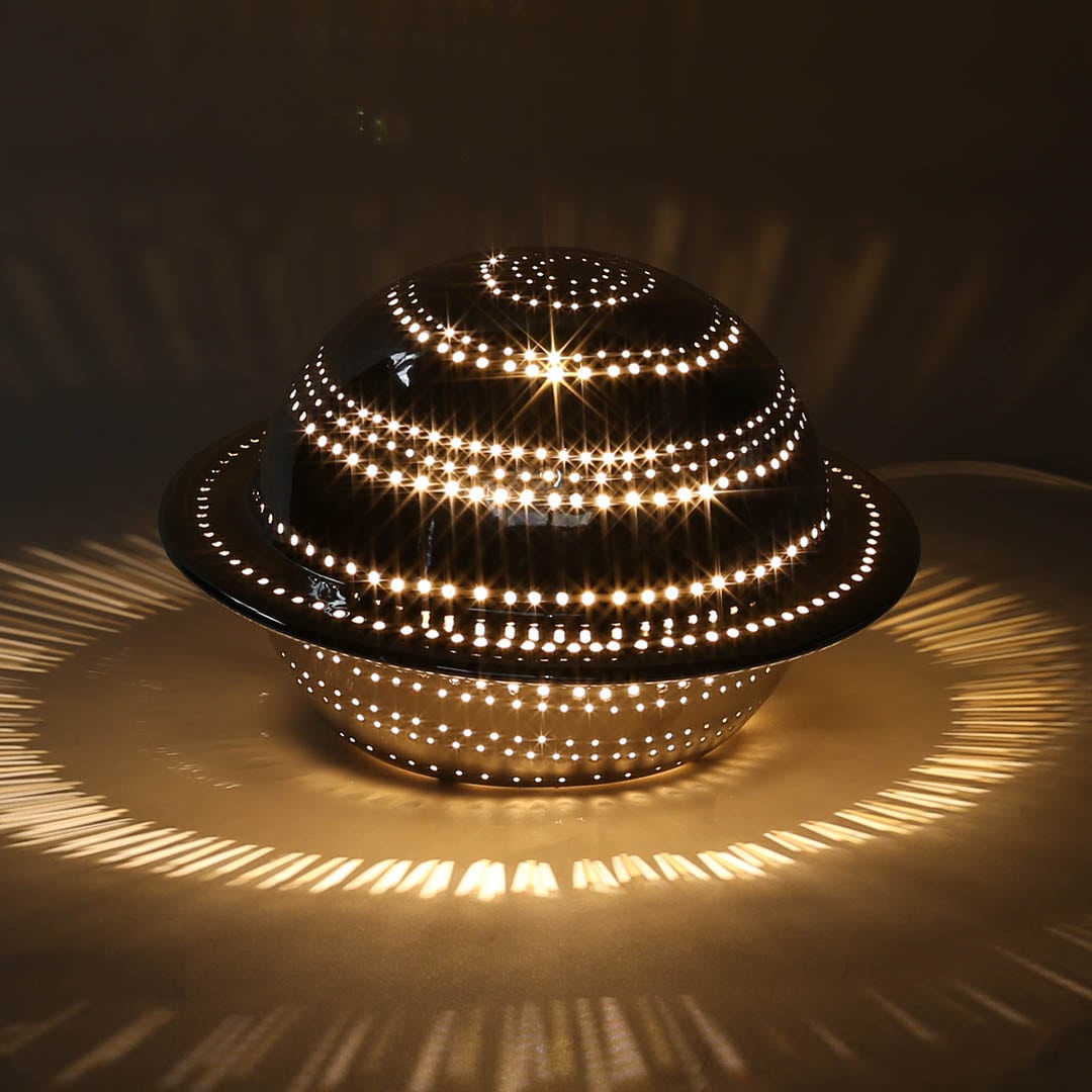 DULTON ONLINE SHOP | PORCELAIN SATURN LIGHT CHROME(SATURN CHROME