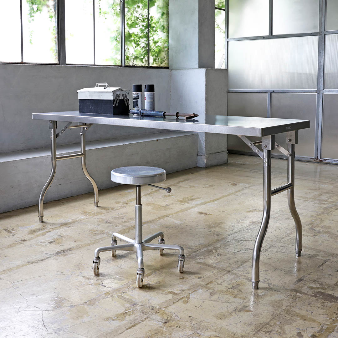 DULTON ONLINE SHOP | STAINLESS WORKING TABLE 1800×600(1800×600): 家具