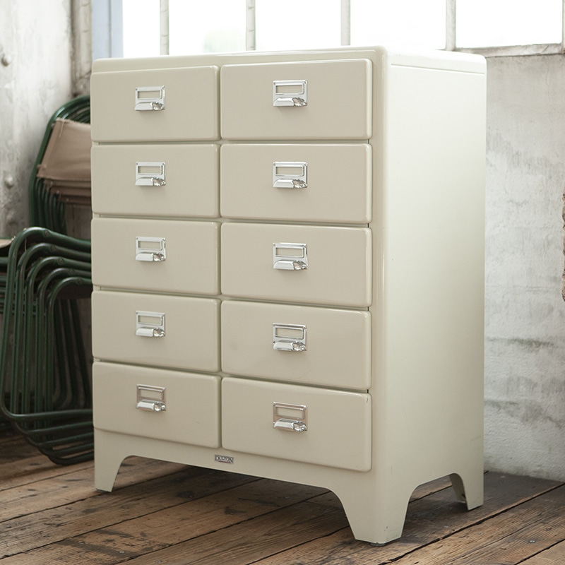 DULTON ONLINE SHOP | 2 COLUMNS BY 5 DRAWERS IVORY(2 COLUMNS(2×5