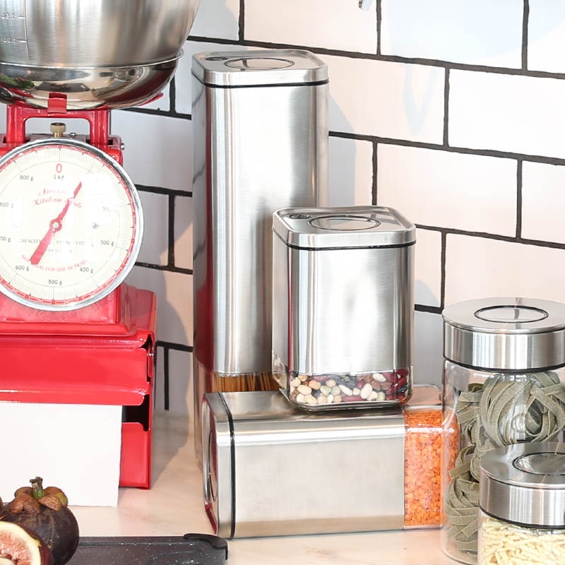 DULTON ONLINE SHOP | CUBE JAR WITH PRESS LID M(M): キッチン