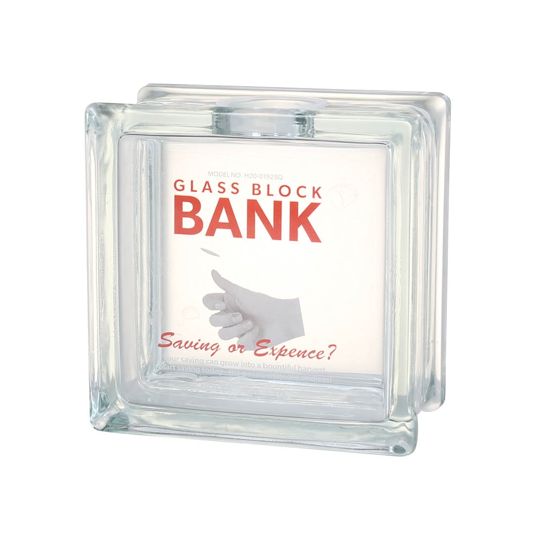 DULTON ONLINE SHOP | GLASS BLOCK BANK SQUARE(SQUARE): インテリア雑貨