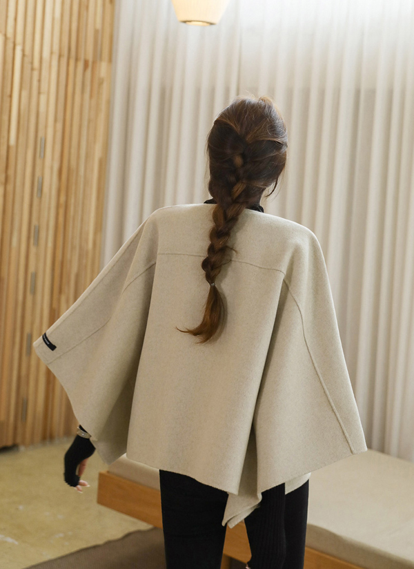 ウール混ケープジャケット | レディースファッション通販 - DHOLIC