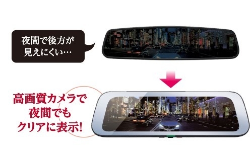 オススメ！】TZ電子インナーミラー型ドライブレコーダー