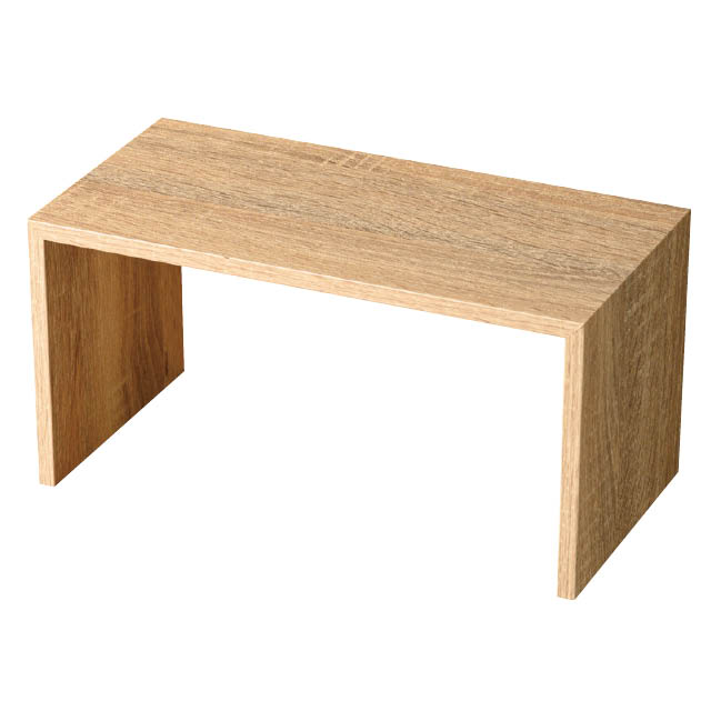 コの字ラックM／ナチュラル-1(W300×D150×H150 ナチュラル): 店舗装飾