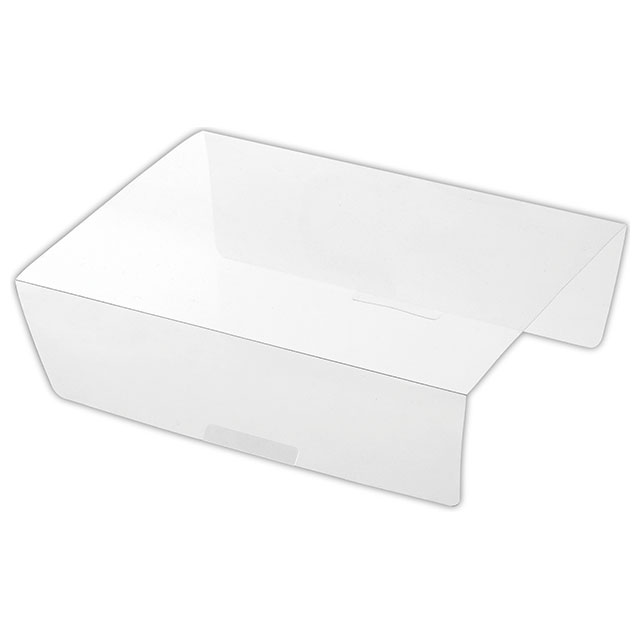 無地PETクリアトレイカバー-1(W285×D203×H81): トレイ・かご・バケツ