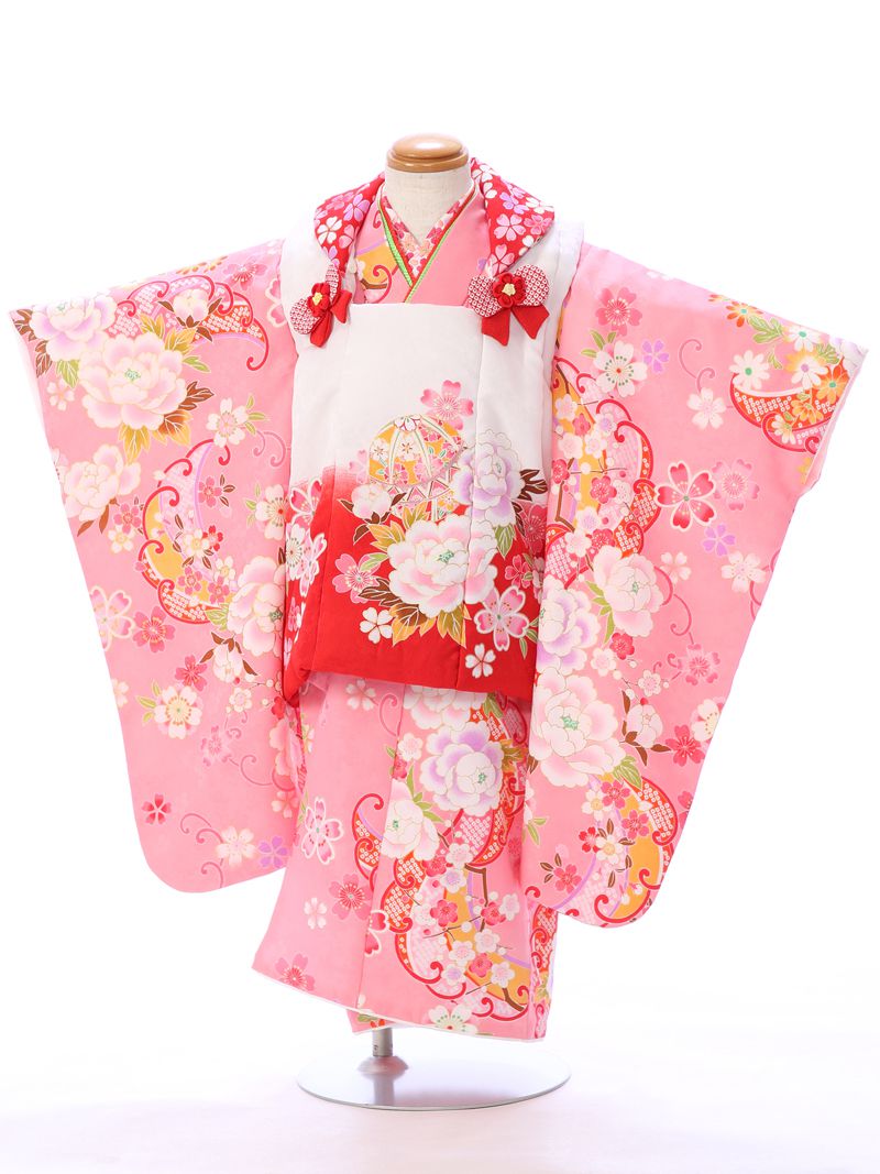 七五三|3歳女児|被布|対応身長:90~100cm|kawaiina|#E-H-403C｜全国宅配