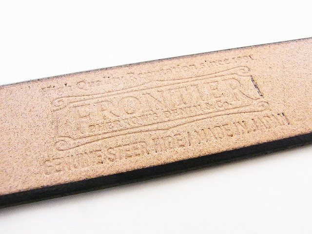 Pherrow's[フェローズ] ベルト フック バックル ベルト 19S-FRONTIER