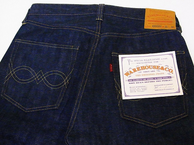 WAREHOUSE_ウェアハウス_1001_ストレートデニム_13.5oz_W38_L32