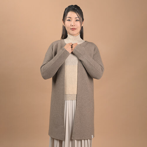 商品詳細：オーガニックカシミヤ ニットコート｜emonya／ええもんや