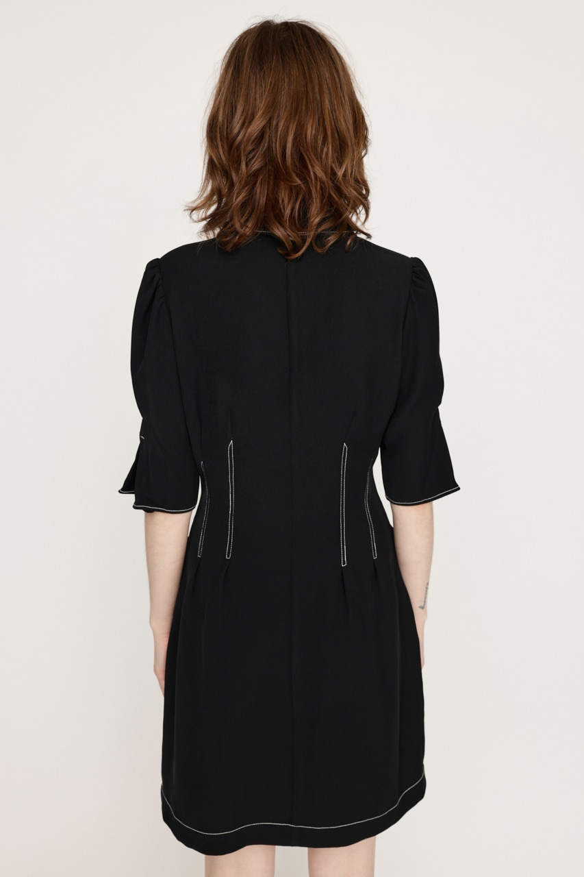 SLY | FRONT ZIP TUCK ショートワンピース (ワンピース(ミニ