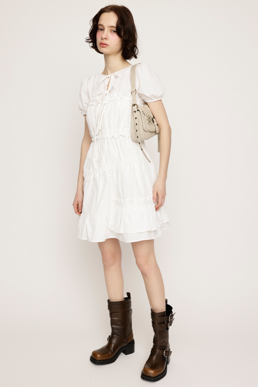 SLY | FRILL 2WAY MINI ワンピース (ワンピース(ミニ・ミディアム