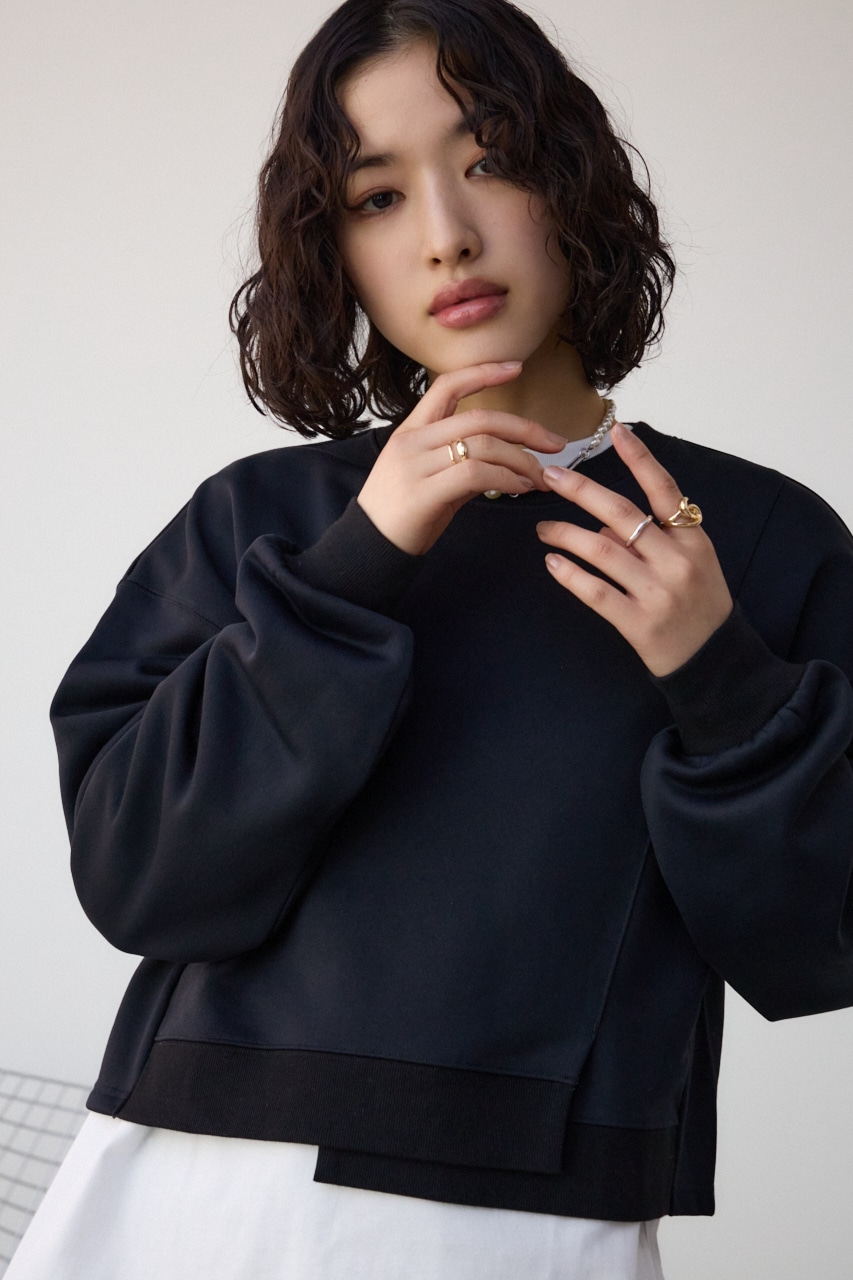 AZUL BY MOUSSY | クロップドスウェットトップス (Tシャツ・カットソー