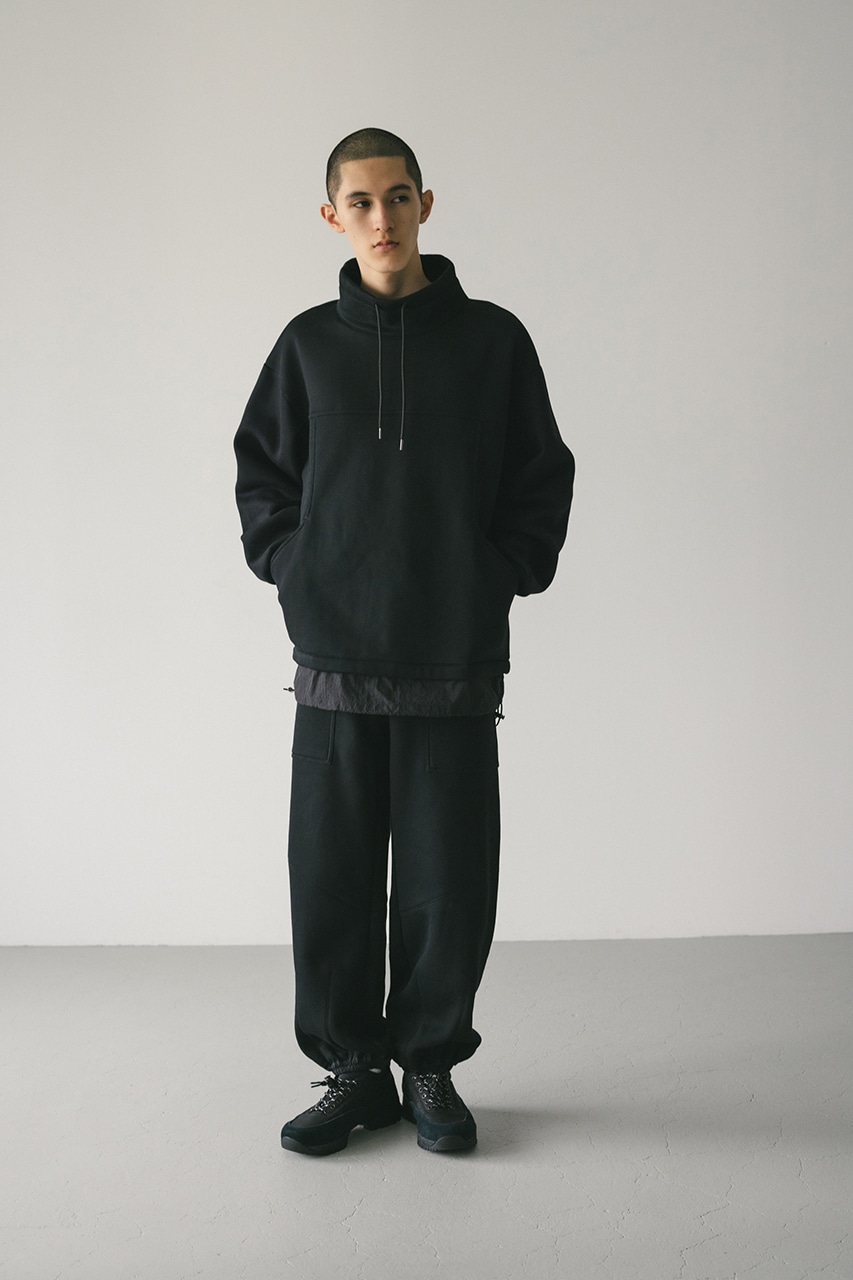 STYLEMIXER | コンビネーションハイネックプルオーバー (スウェット