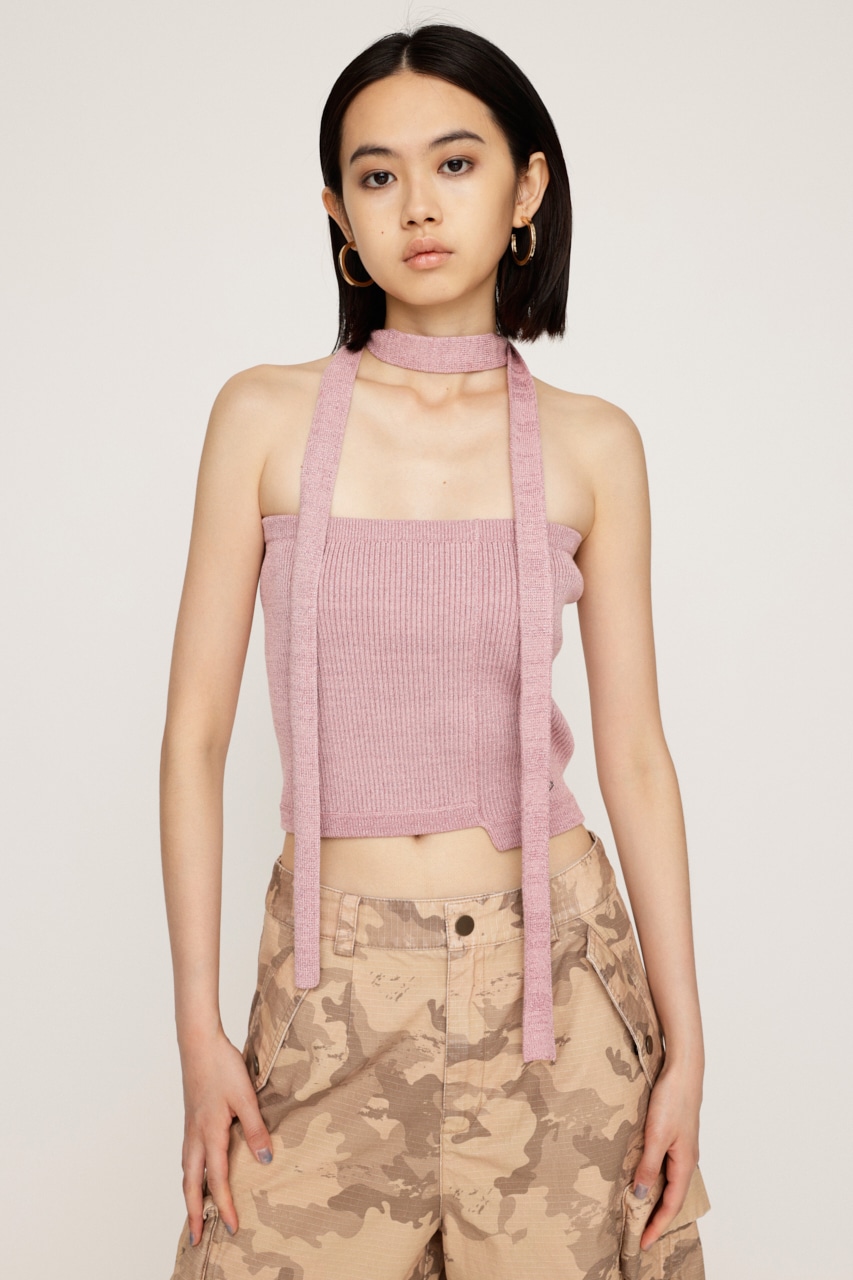 SLY | TIE SET BARE KNIT トップス (ベアトップ ) |SHEL'TTER WEBSTORE