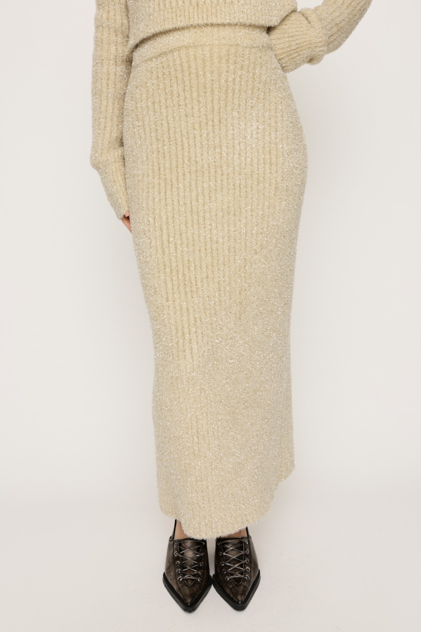 SLY | GLITTER KNIT ロングスカート (スカート(ロング) ) |SHEL'TTER