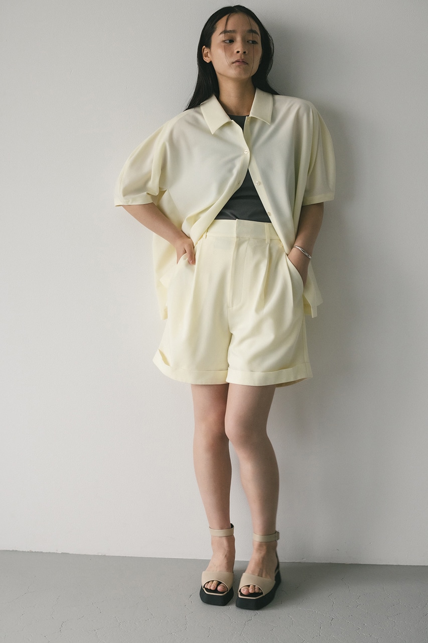 STYLEMIXER | セットアップフレアショートパンツ (ショートパンツ