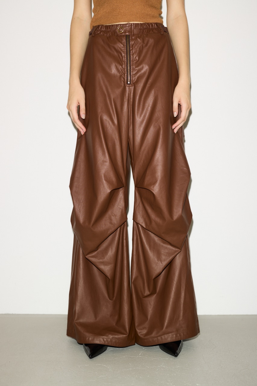 THROW by SLY | 【THROW】F／LEATHER LOOSE FLIGHT パンツ (パンツ