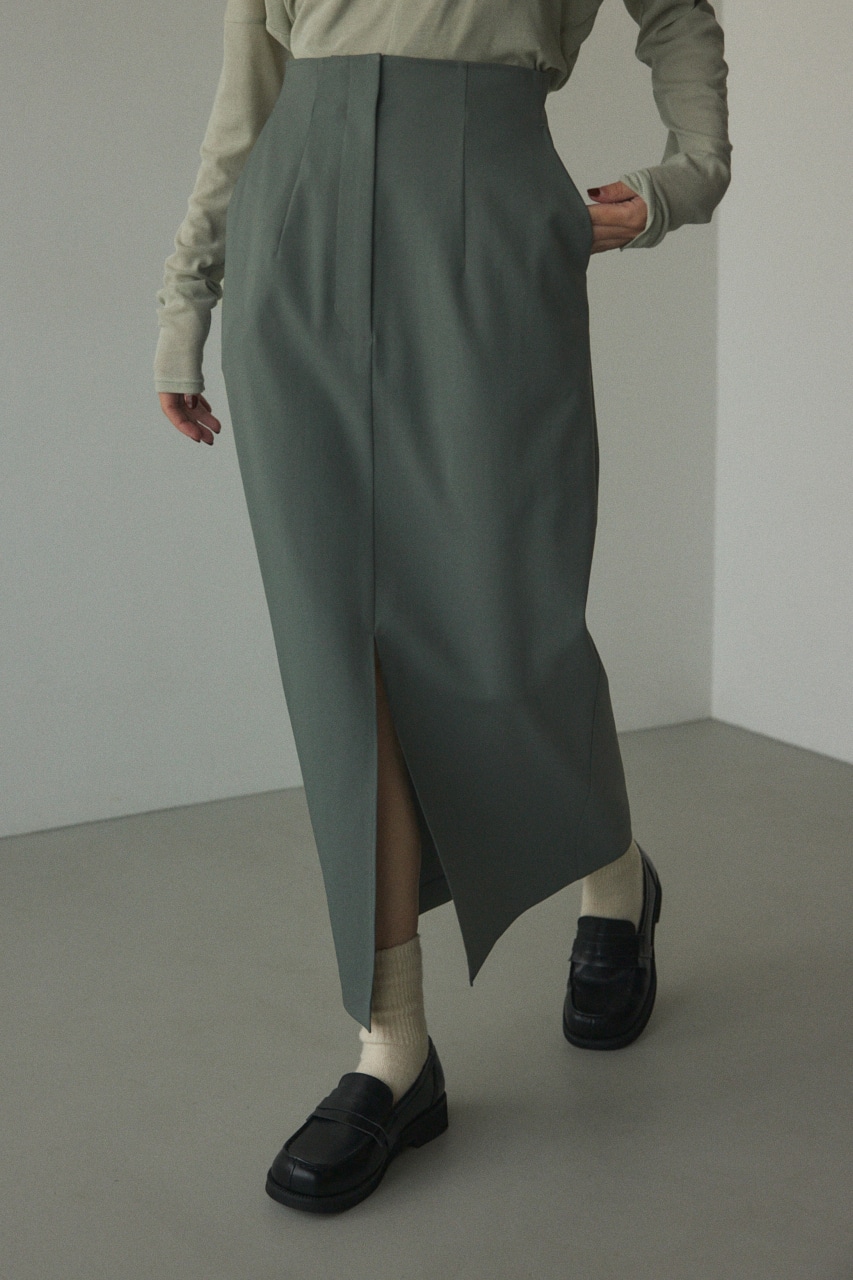 BLACK BY MOUSSY | basic tight slit skirt (スカート(ロング) ) |SHEL