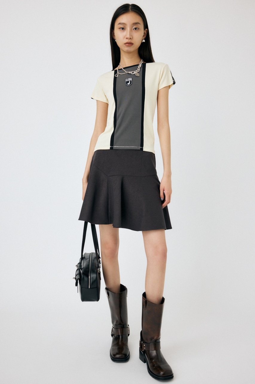 MOUSSY | TARTAN ASSYMMETRY ミニスカート (スカート(ミニ) ) |SHEL