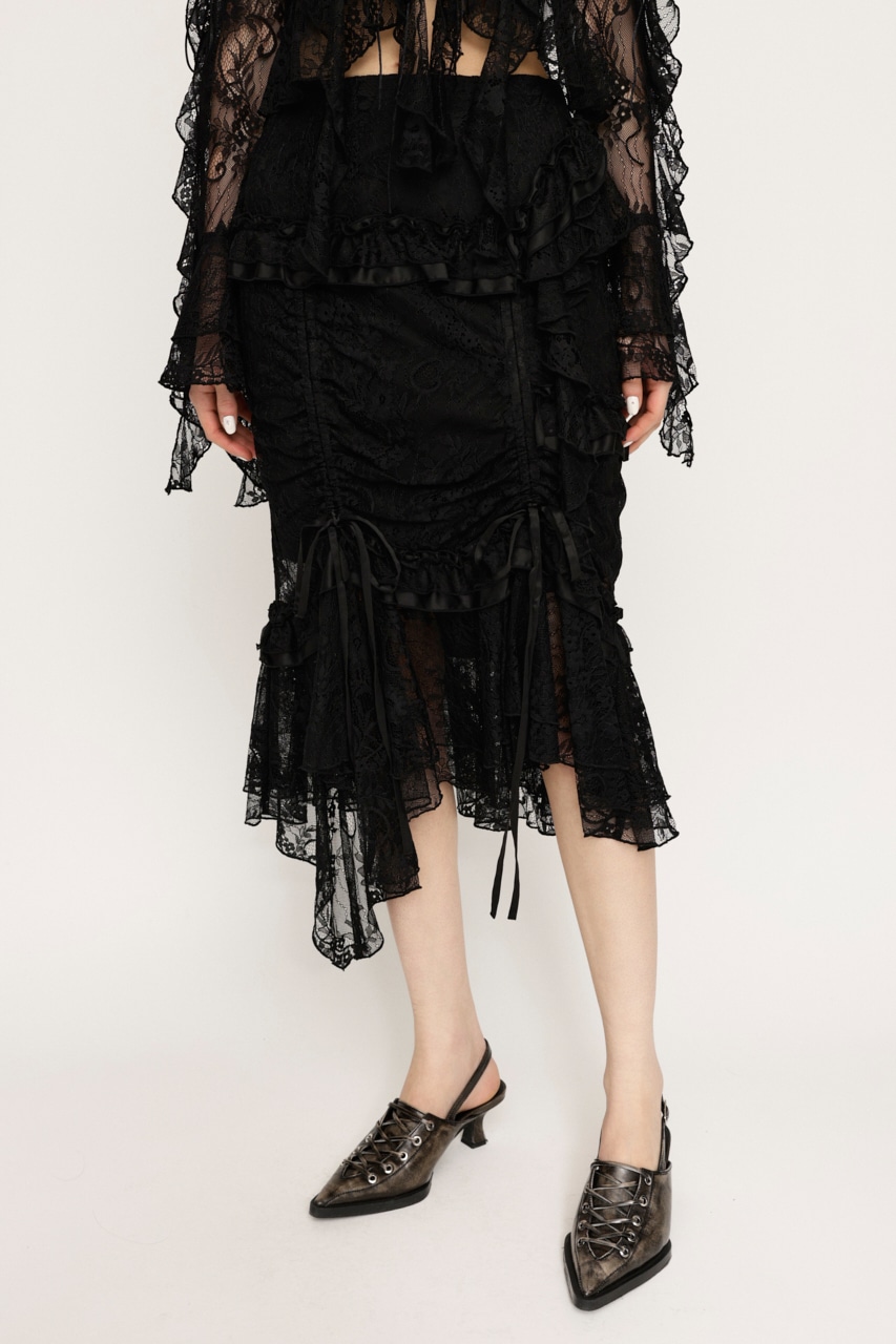 SLY | FRILL LACE スカート (スカート(ミディアム) ) |SHEL'TTER WEBSTORE