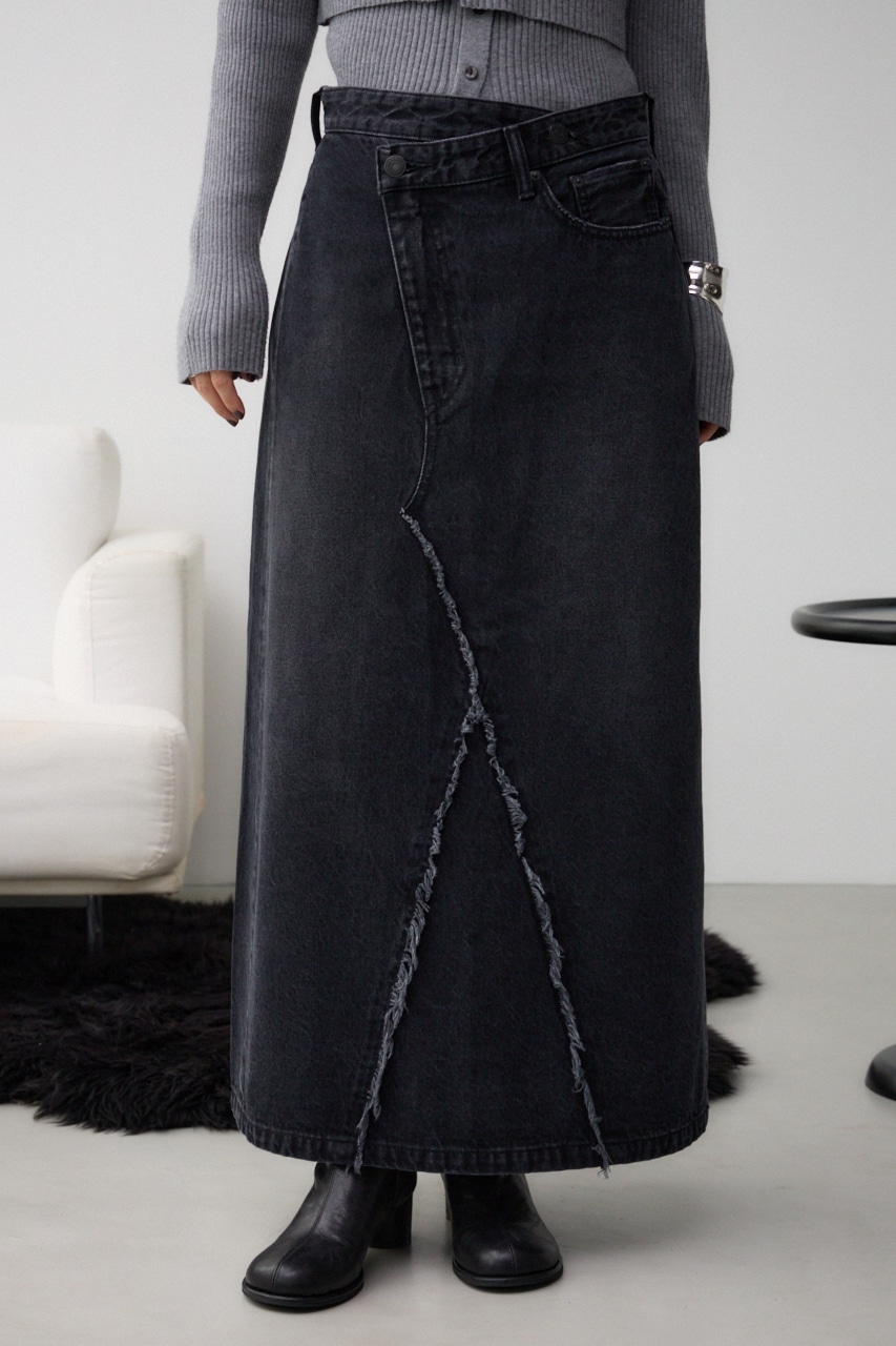 AZUL BY MOUSSY | AZUL DENIM クロスウエストデニムスカート (スカート