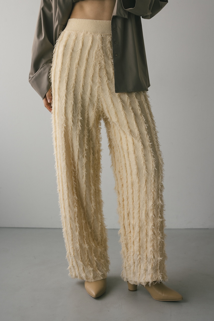 STYLEMIXER | フリンジドライニットパンツ (パンツ ) |SHEL'TTER WEBSTORE