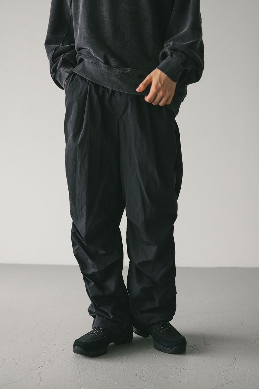 STYLEMIXER | サイドギャザーナイロンパンツ (パンツ ) |SHEL'TTER