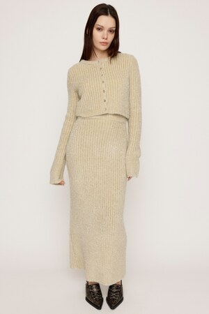 SLY | GLITTER KNIT ロングスカート (スカート(ロング) ) |SHEL'TTER