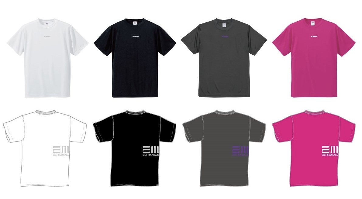 受注生産 DRYシルキータッチEM 【波・風イメージ新ロゴ】 - EGI MANIACS
