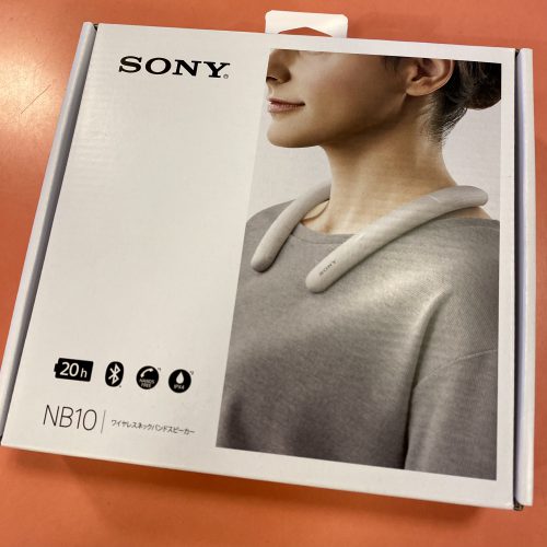 SONY ワイヤレスネックバンドスピーカー SRS-NB10 を使ってみた