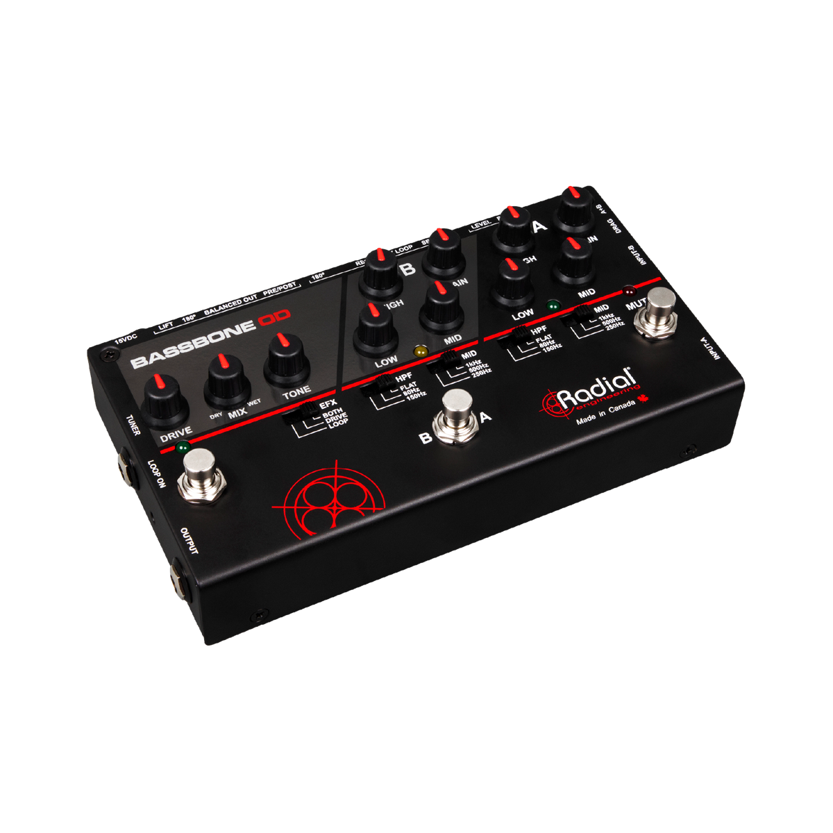 Radial Engineering（ラジアル・ラディアル） 2CHベースプリアンプ