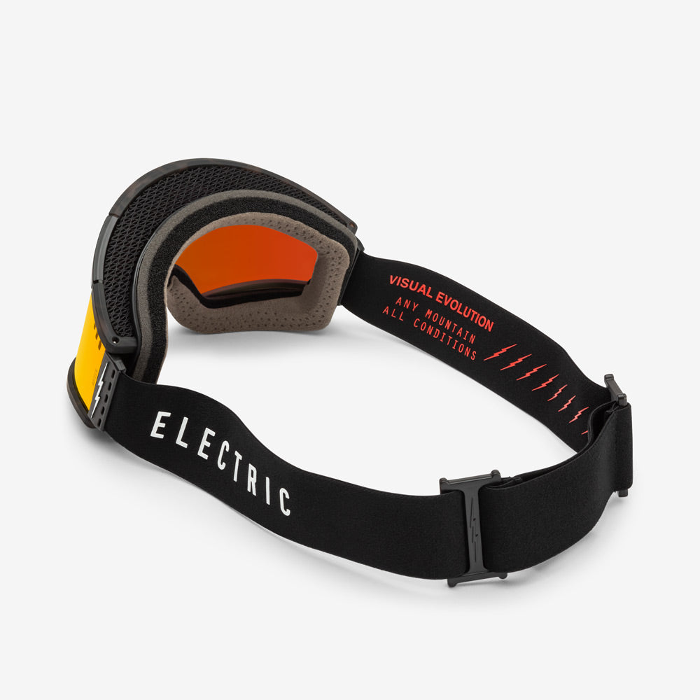 Electric Visual Roteck Snow Goggle - Black Tort / Auburn Red