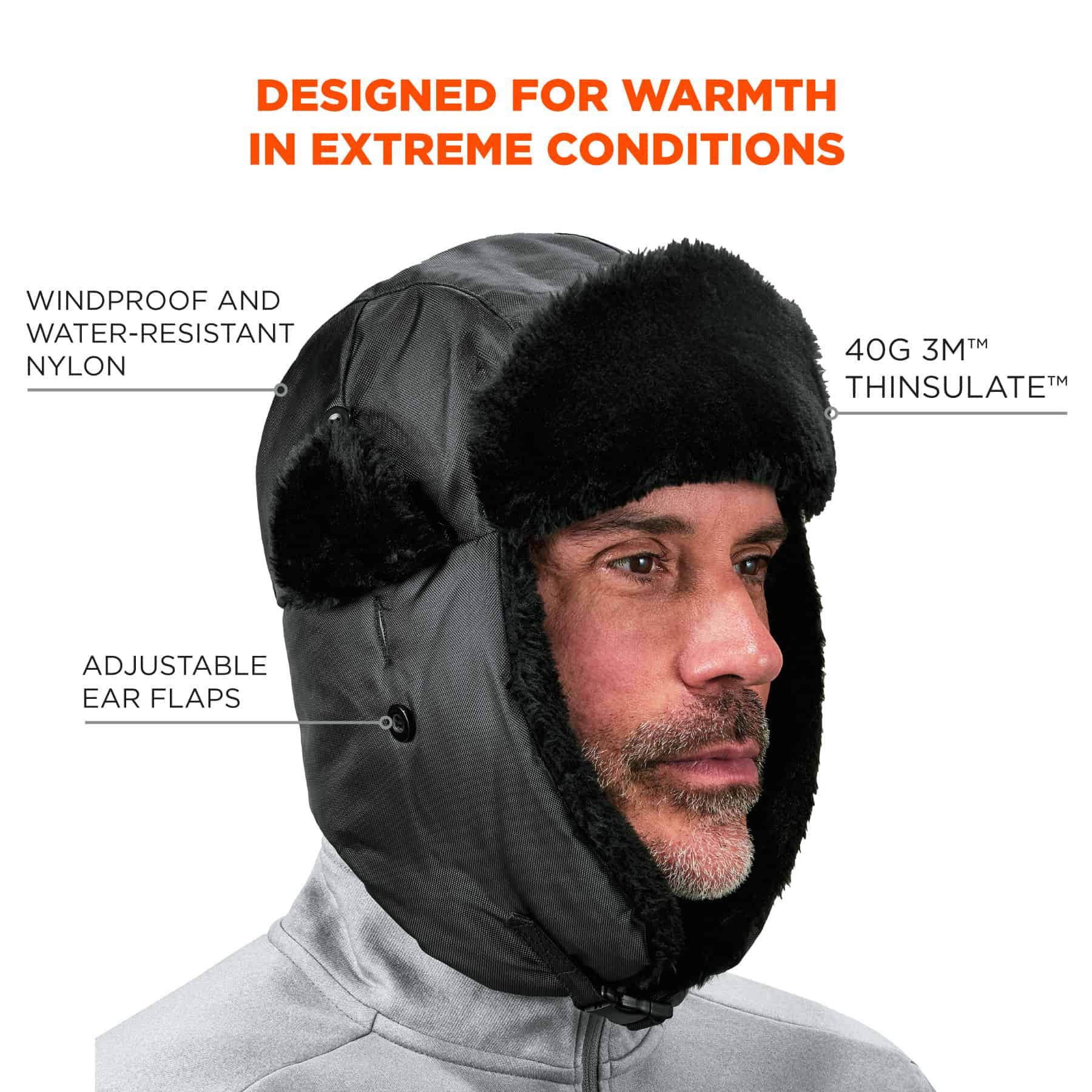 Zippered Trapper Hat | Ergodyne