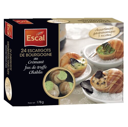GASTRONOMIC ASSORTMENT - Escargots et apéritifs surgelés ESCAL