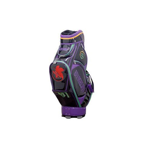 b619 エヴァンゲリオン EVA GOLFゴルフ キャディバッグ 初号機カラー