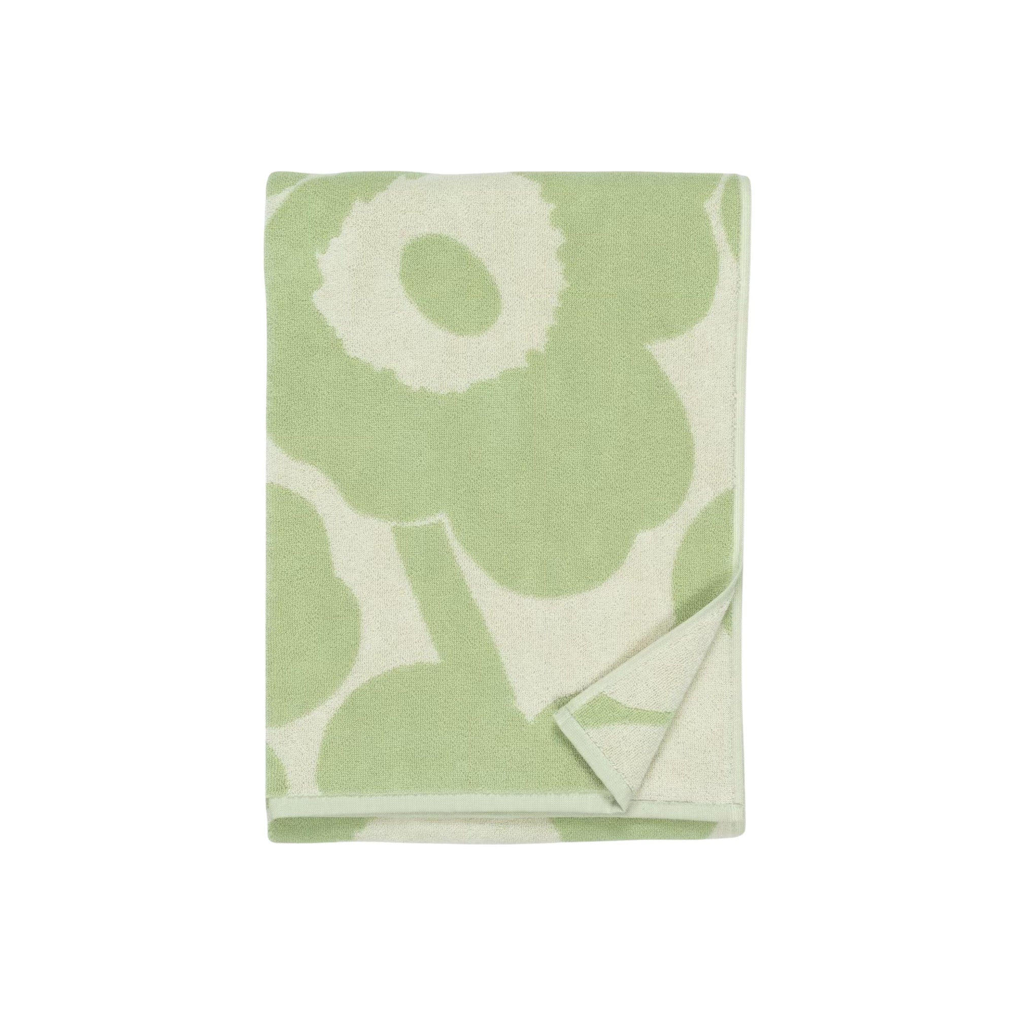 Marimekko Unikko Bath Towel, Green - Eleish Van Breems Home