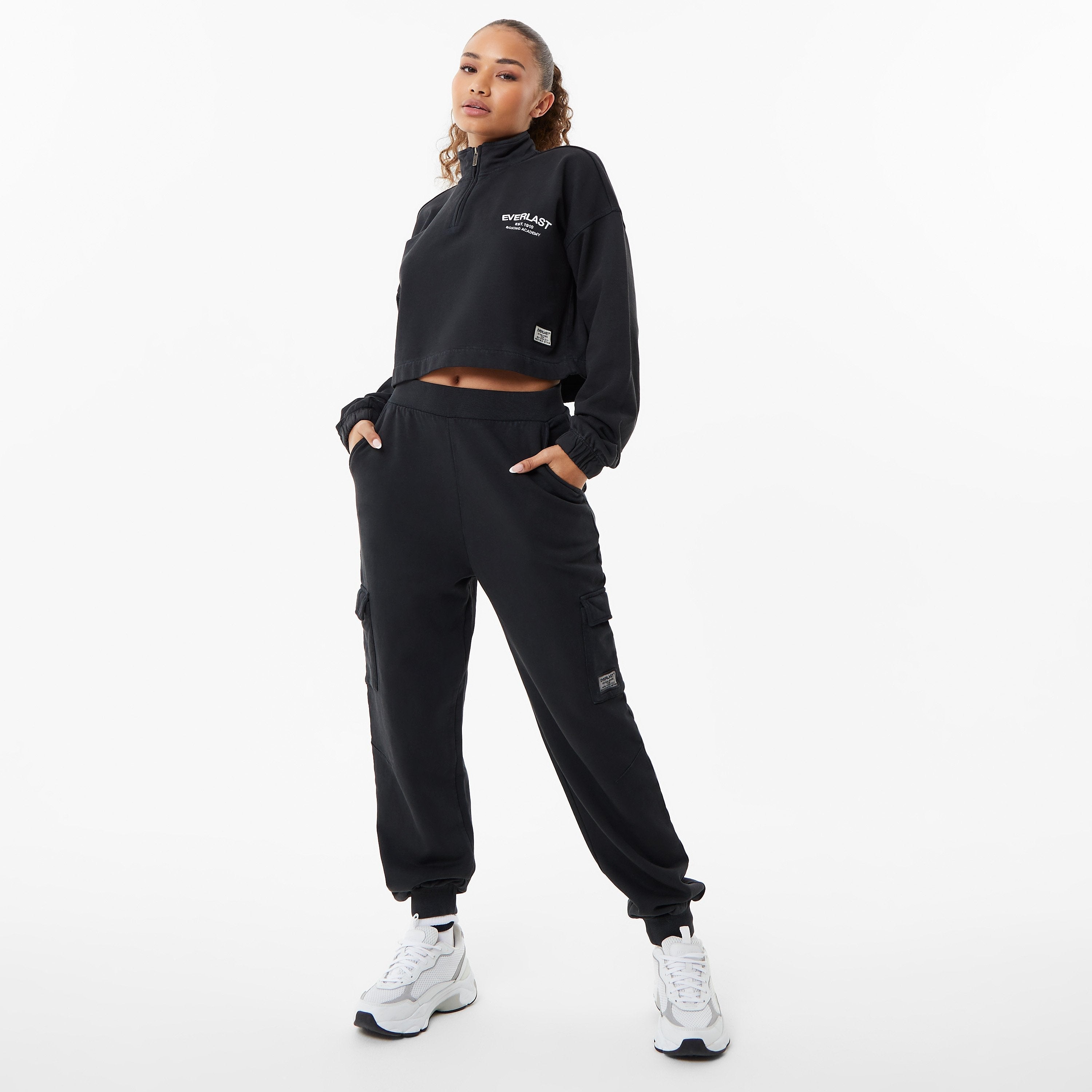 Women's Boxing Academy Crop Zip Up Sweater – Everlast