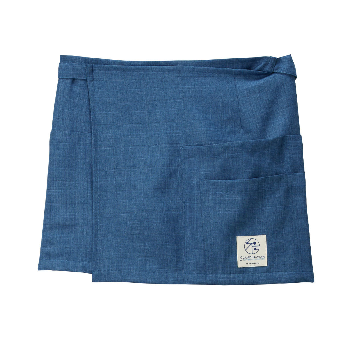 腰エプロン HAE013（フィヨルドブルー）の通販・卸売り | アイラッシュ