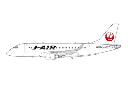 J-Air JAL Japan Embraer 170 JA220J JC Wings EW4170004 Die-Cast