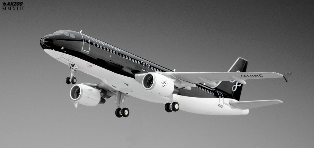 スターフライヤー AIRBUS A320 1/200 SCALE JCwings Starflyer A320
