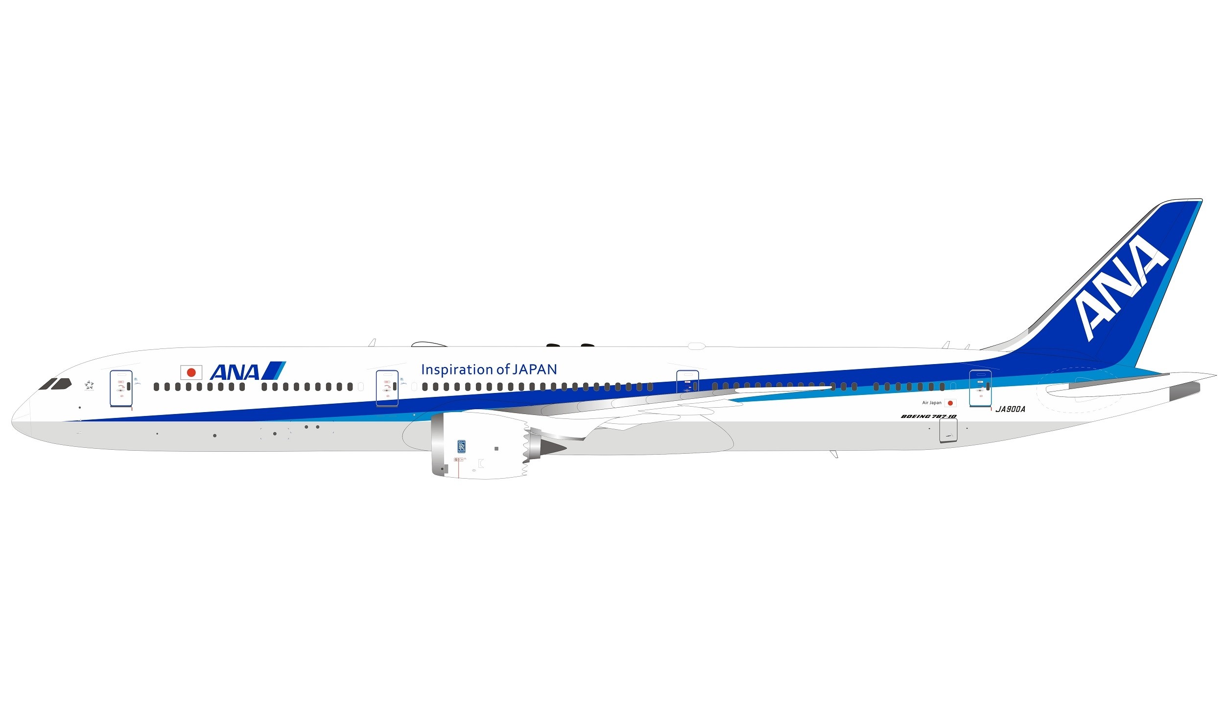 航空機・ヘリコプター ANA 787 (1/200) 航空機・ヘリコプター 1/200