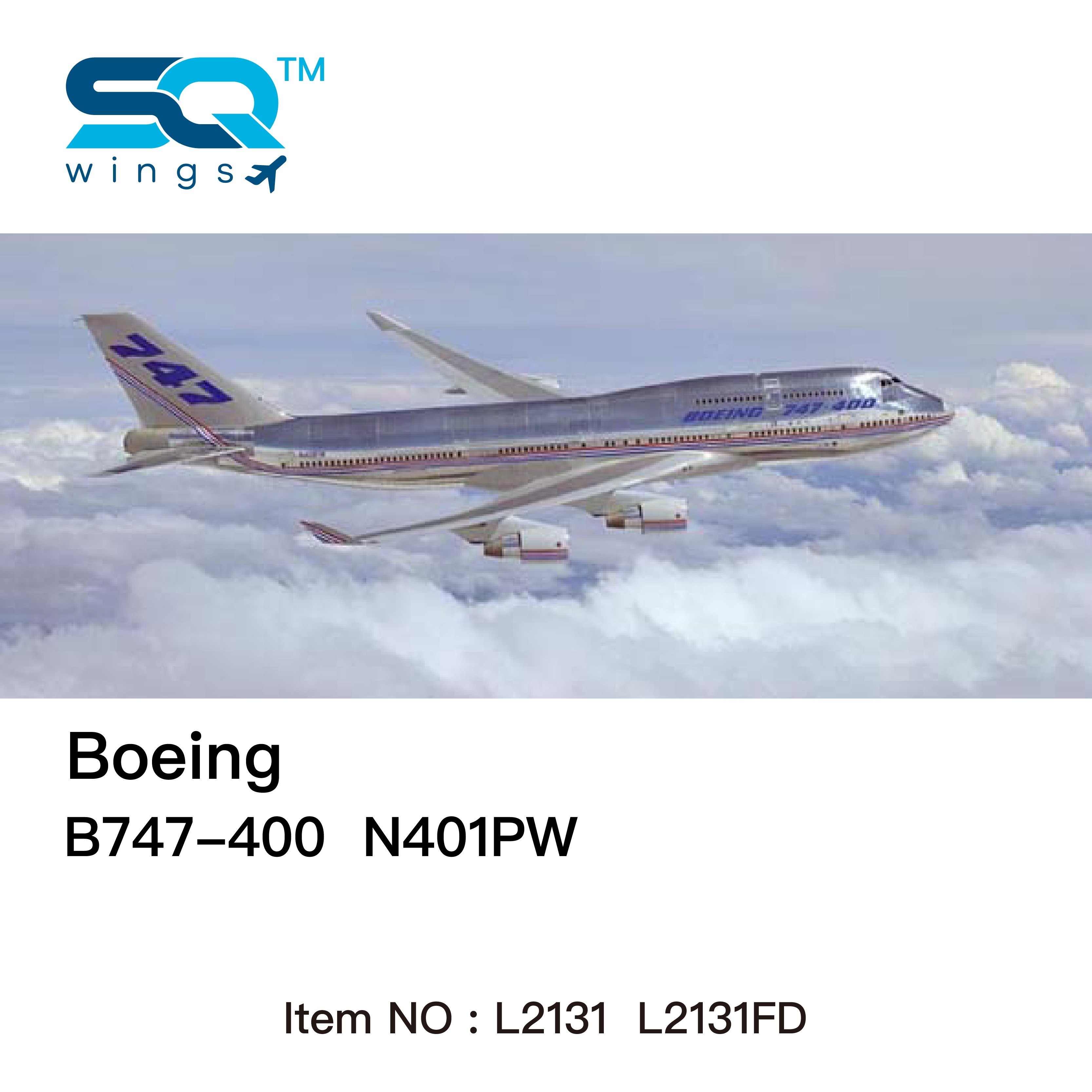 The Boeing Company Boeing 747-400 (Boeing house colors) Reg