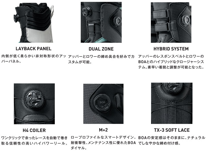 25-26 FLUX ブーツ HB-BOA フラックス エイチビー ボア BOOTS