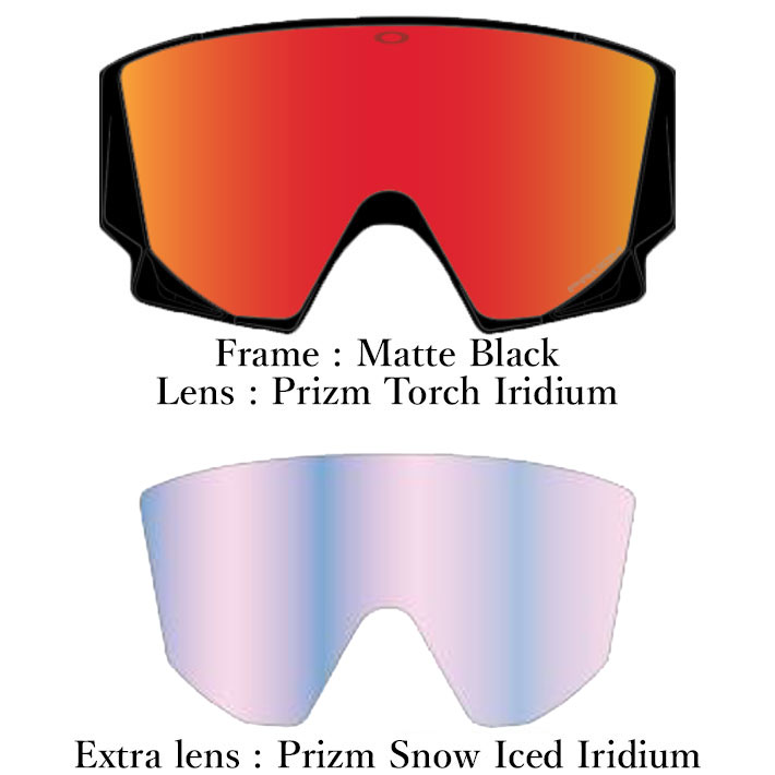 25-26 ゴーグル OAKLEY オークリー FLOW SCAPE L GOGGLE oo7145A-02