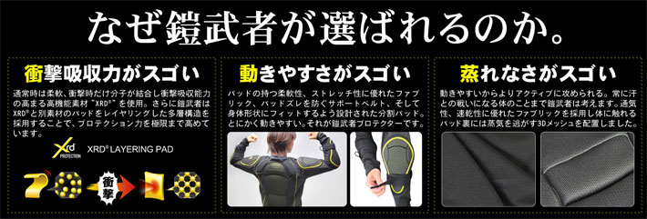 鎧武者 プロテクター ヨロイムシャ ジュニア ボディー プロテクター