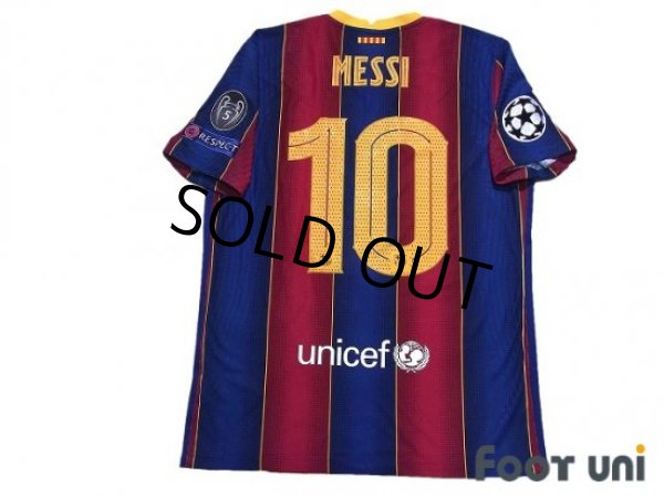 FC Barcelona 2020-2021 Home Authentic Shirt #10 Messi - Online