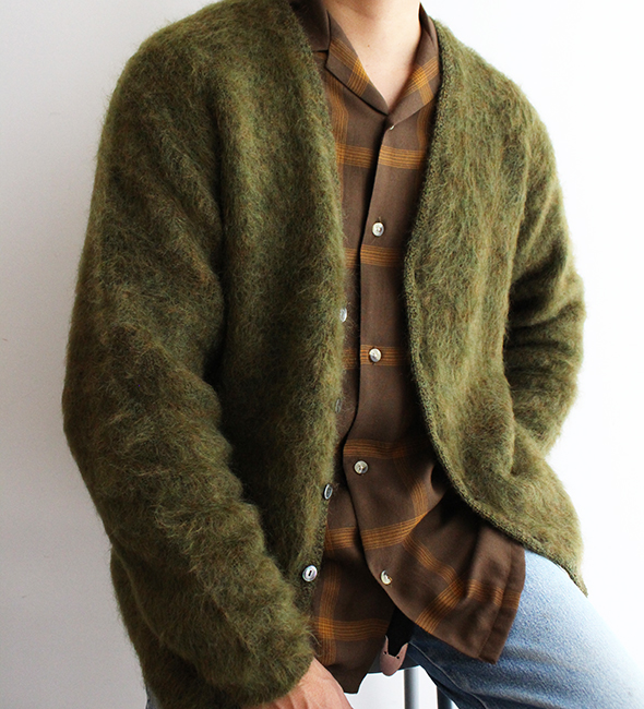 authentic reproduction productsモヘアカーディガン