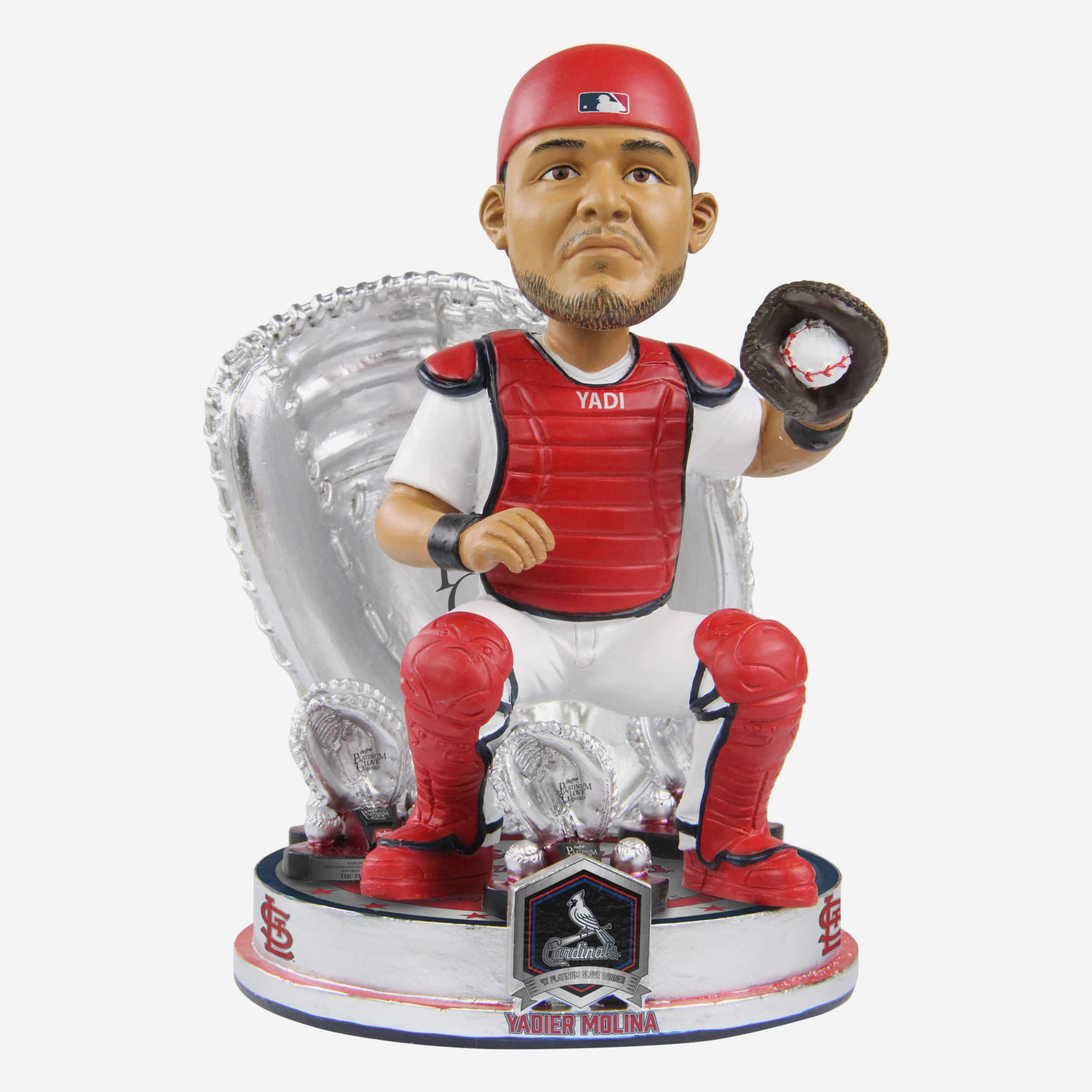 Yadier Molina St Louis Cardinals 4X Platinum Glove Award